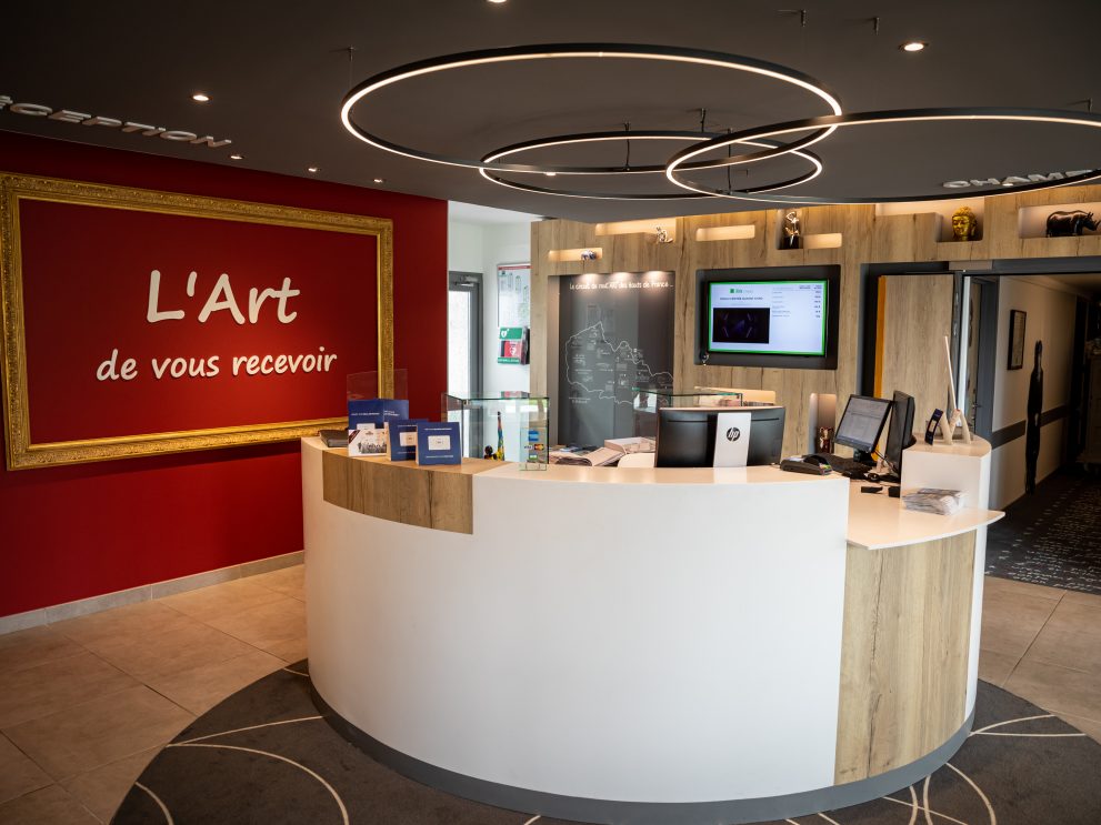 Comptoir accueil Ibis Style Douai