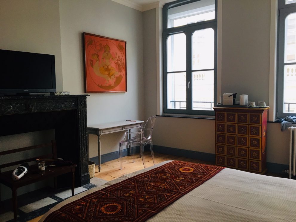 chambre hôtes palais vue entrée