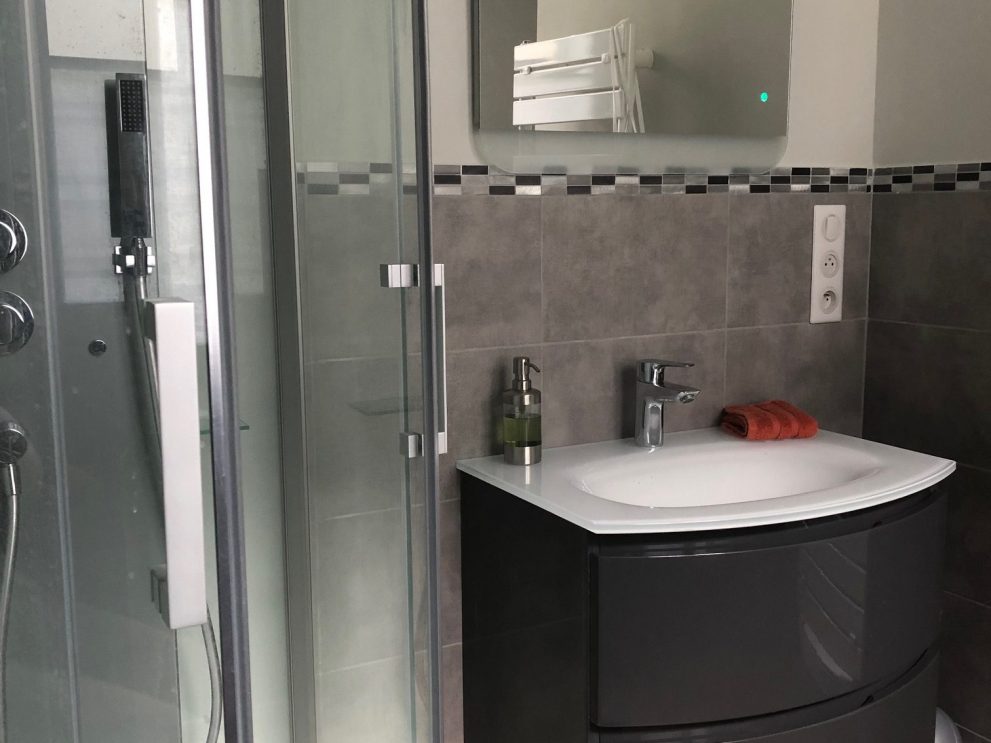 douche chambre perle