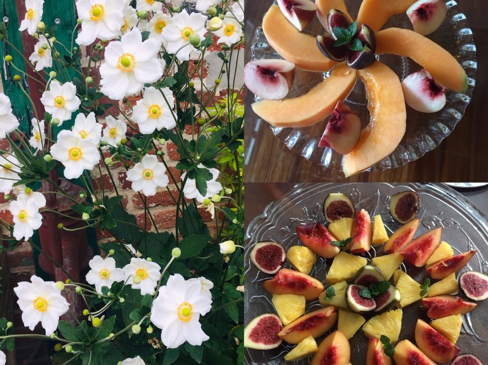 assiette de fruits petit déjeuner