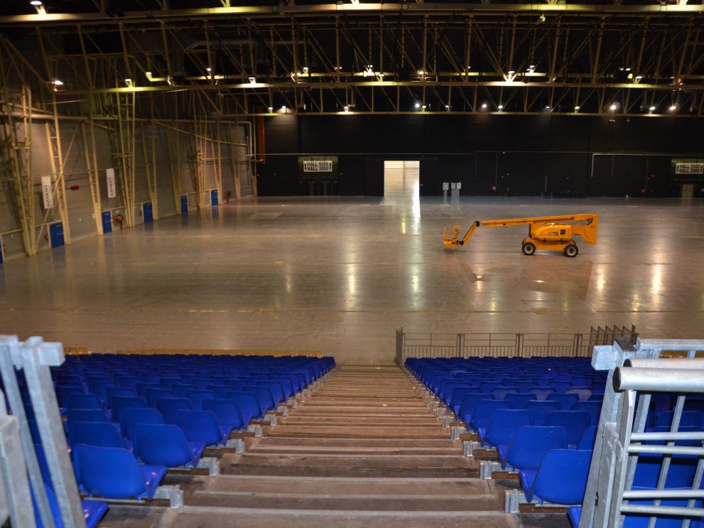 hall 7000 vue haute Gayant Expo Douai