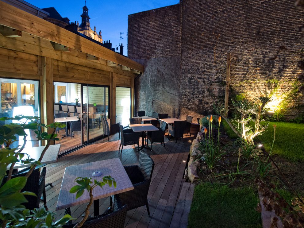 la terrasse exterieure&jardin