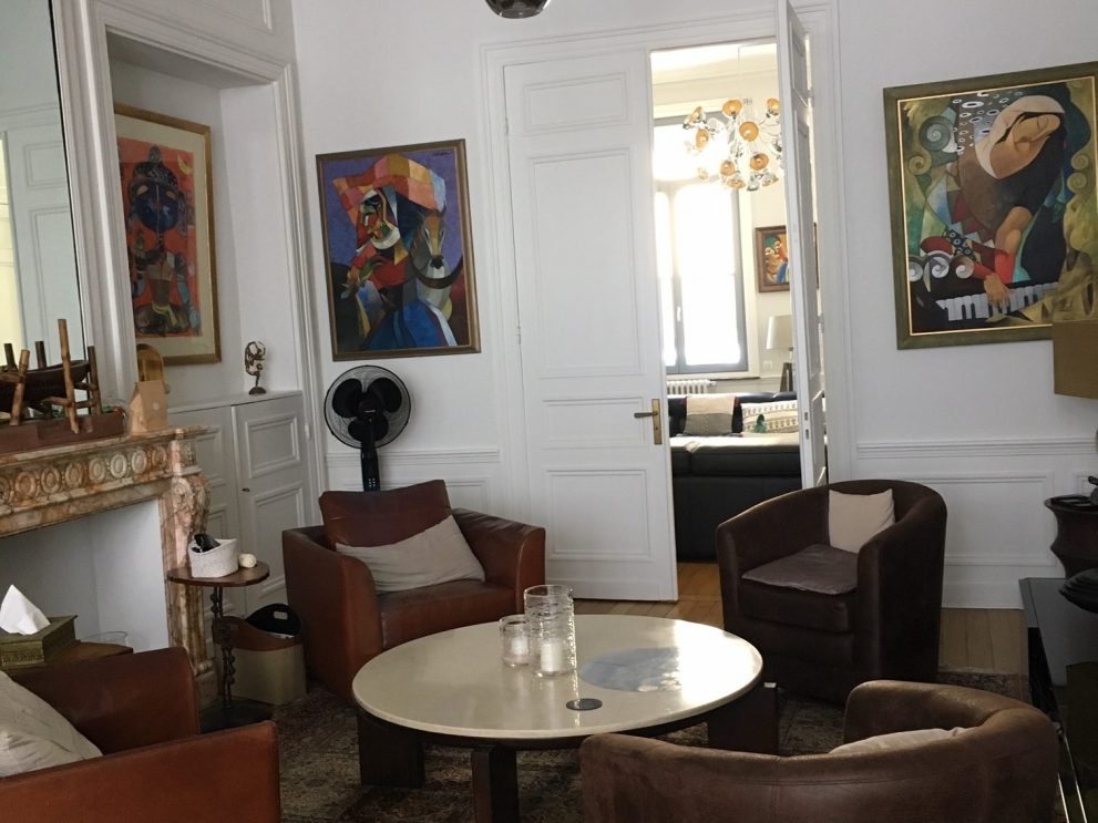 partie salon chambres du palais