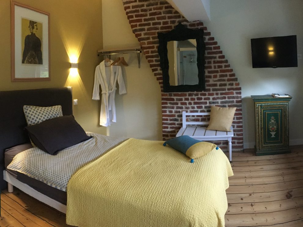 Chambres du palais couleur safran