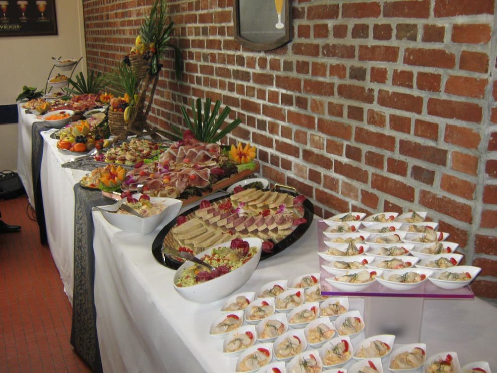 buffet complet Leblanc traiteur