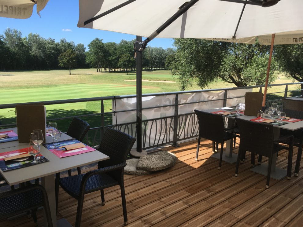 terrasse vue sur golf