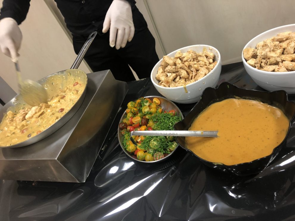 Animation wok de volaille