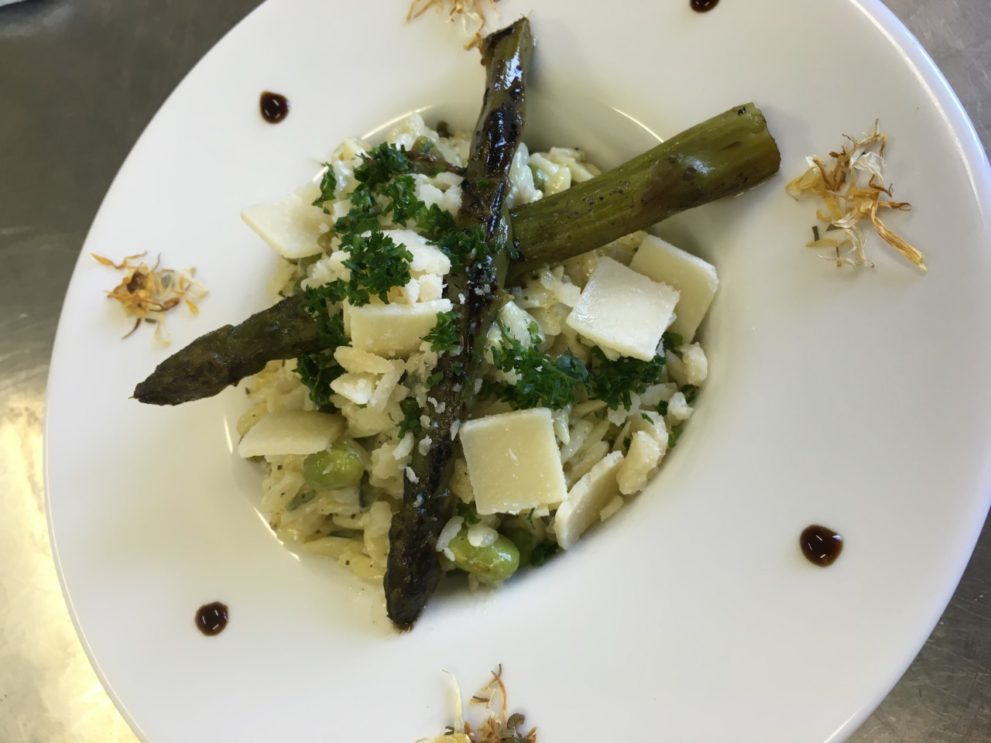 Risotto Saint Jacques aux asperges