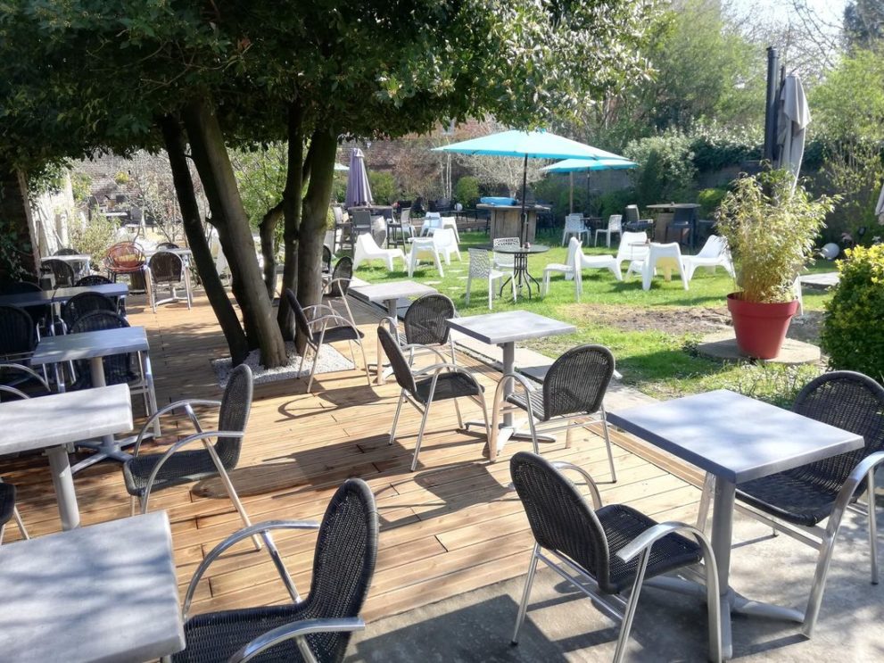 Terrasse Pergola Vintage