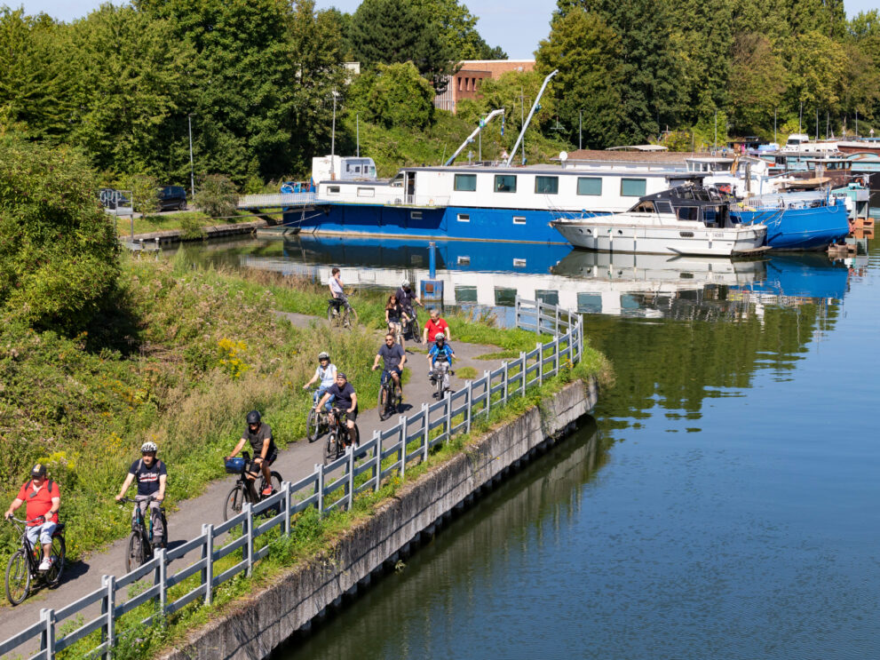 Echappée à vélo électrique - Scarpe - Dorignies - bateaux - visite commentée - Douaisis (c)ADLanglet