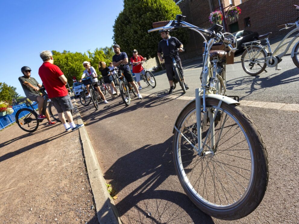 Echappée à vélo électrique - bord des eaux - visite commentée - patrimoine - Douaisis (c)ADLanglet